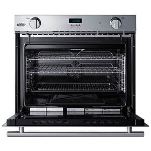 Summit 27 in. 3 cu. ft. Gas Single Wall Oven with Standard Convection - Stainless Steel, , hires