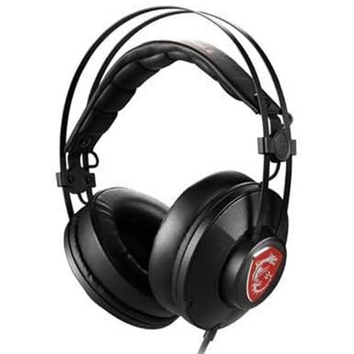 MSI H991 Wired PC Gaming Headset, Built-in Microphone, Noise Cancellation, in-Line Control, Ergonimic Design, Adjustable Headband, PC, PS4, PS5, XboxOne,Switch, Notebook/PC/Mobile | MSIGHEADSET2