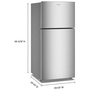 Amana 30 in. 19.3 cu. ft. Garage-Ready Top Freezer Refrigerator - Fingerprint Resistant Stainless, , hires