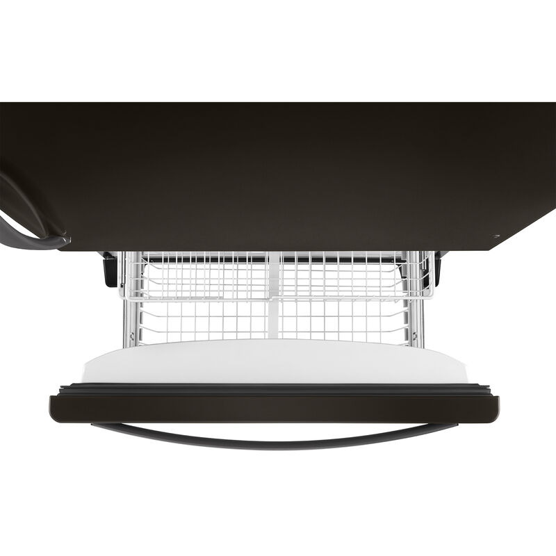 Whirlpool 33 in. 22.1 cu. ft. Bottom Freezer Refrigerator with Ice Maker - Black Stainless, Black Stainless, hires