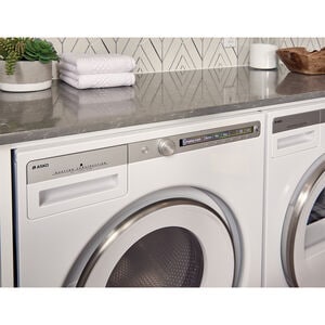 Asko Logic Series 23 in. 2.8 cu. ft. Stackable Front Load Washer with Sanitize & Steam Wash Cycle - White, White, hires