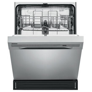Frigidaire 24 in. Front Control Dishwasher with 52 dBa Sound Level & Pocket - Stainless Steel, Stainless Steel, hires