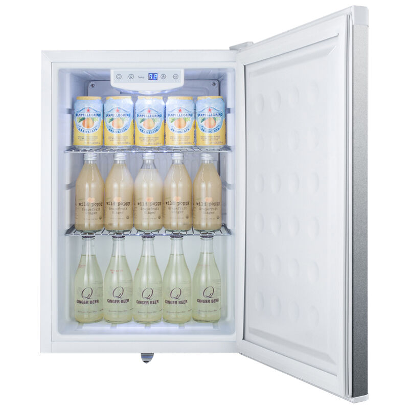 Summit 17 in. 2.5 cu. ft. Undercounter Refrigerator - Stainless Steel, , hires