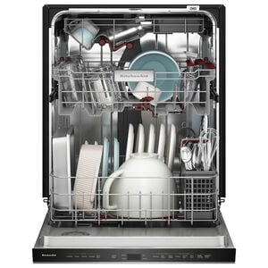 KitchenAid 24 in. Top Control Dishwasher with 44 dBA Sound Level, 3rd-Rack, Advanced ProDry System & Pocket Handle - Juniper, , hires