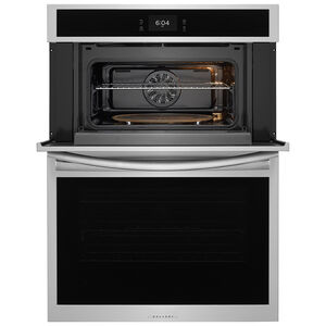 Frigidaire Gallery 30 in. 7.0 cu. ft. Smart Steam Electric Electric Microwave/Wall Oven Combo with True European Convection - Stainless Steel, , hires