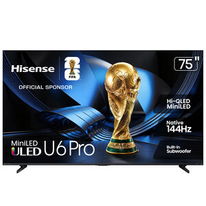 Hisense - 75" Class U6 Pro Series LCD 4K UHD Smart VIDAA TV, , hires