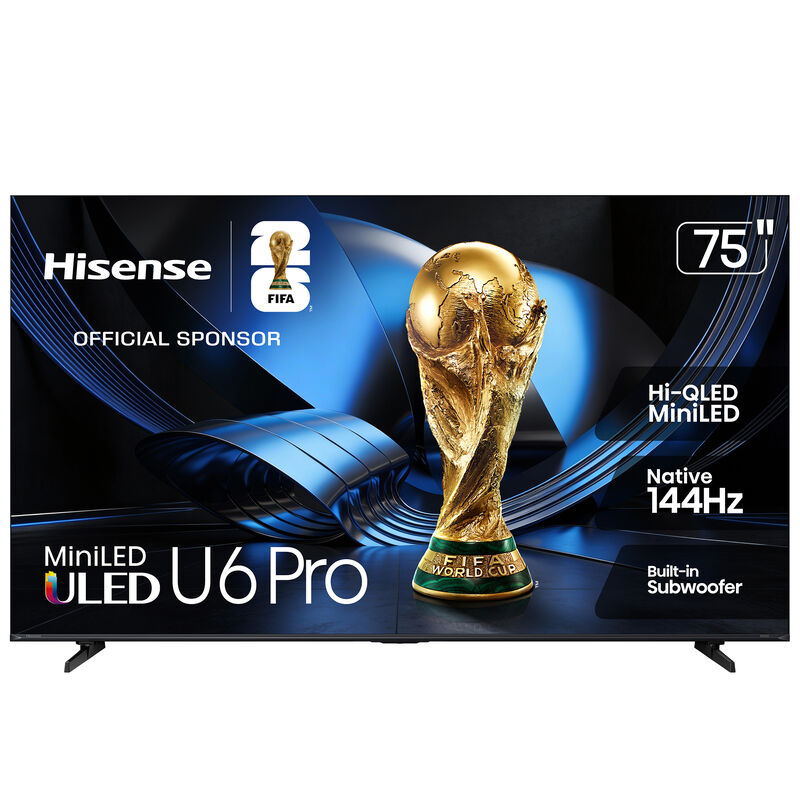 Hisense - 75" Class U6 Pro Series LCD 4K UHD Smart VIDAA TV, , hires