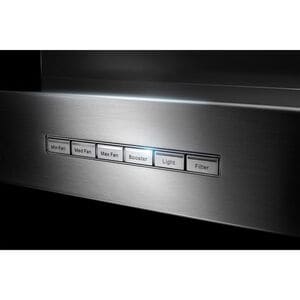 JennAir 30 in. Convertible Chimney Style Range Hood with 585 CFM, 3 Fan Speeds & 1 LED Light - Stainless Steel, , hires