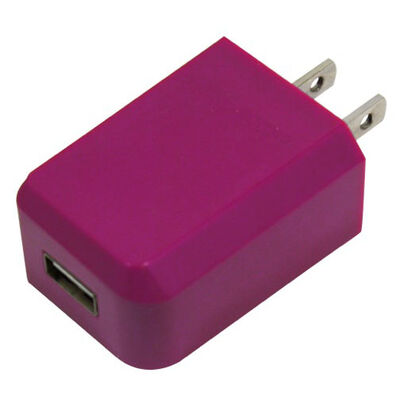 Wireless Gear USB 1 Amp AC Charger - Pink | BL1450