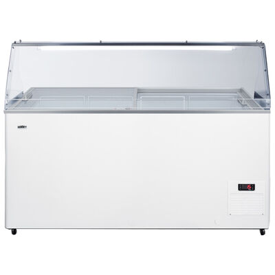Summit 53 in. 14.1 cu. ft. Commercial Dipping Cabinet Chest Freezer - White | NOVA45PDC