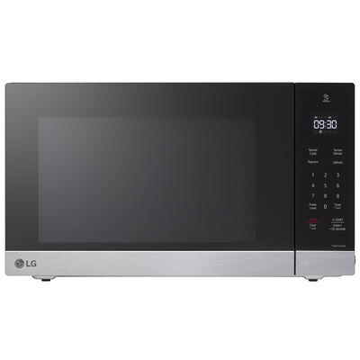 LG 21 in. 1.5 cu. ft. Countertop Microwave with 10 Power Levels & Sensor Cooking Controls - Stainless Steel | MSER1590S