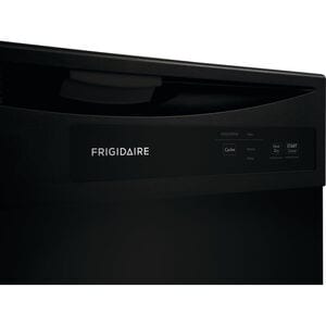 Frigidaire 24 in. Front Control Dishwasher with 62 dBa Sound Level & Pocket - Black, Black, hires