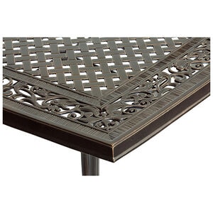 Hanover Traditions 9-Piece 60" Square Dining Set-Red, , hires