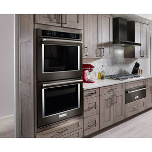 KitchenAid 30 in. 1.5 cu. ft. Warming Drawer with Humidity Control - Black Stainless, , hires