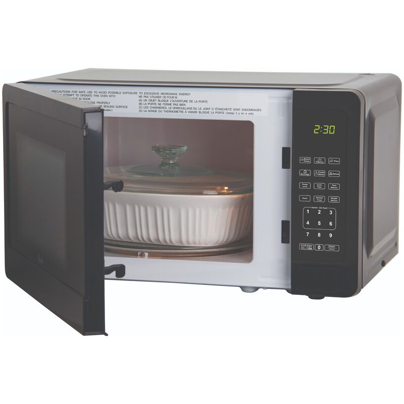 Avanti 18 in. 0.7 cu. ft. 700W Countertop Microwave - Black, Black, hires