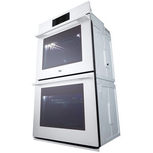 SKS Transitional 30 in. 9.4 cu. ft. Smart Top Control SteamElectric Double Wall Oven with True European Convection - Stainless Steel, , hires
