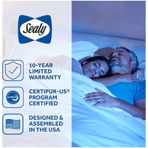 Sealy Warner Special Edition Plush Euro Top Innerspring Queen Size Mattress, , hires