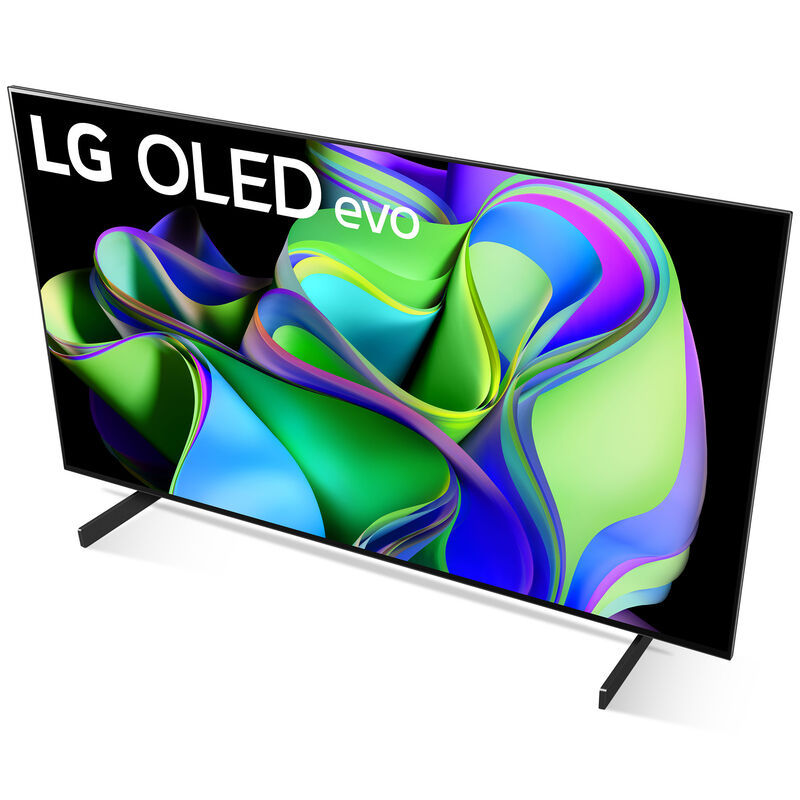LG - 42" Class C3 Series OLED evo 4K UHD Smart WebOS TV, , hires
