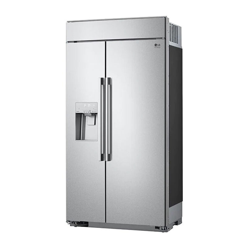 LG Studio 42 in. 25.6 cu. ft. Built-In Smart Counter Depth Side-by-Side Refrigerator with External Ice & Water Dispenser - Stainless Steel, , hires