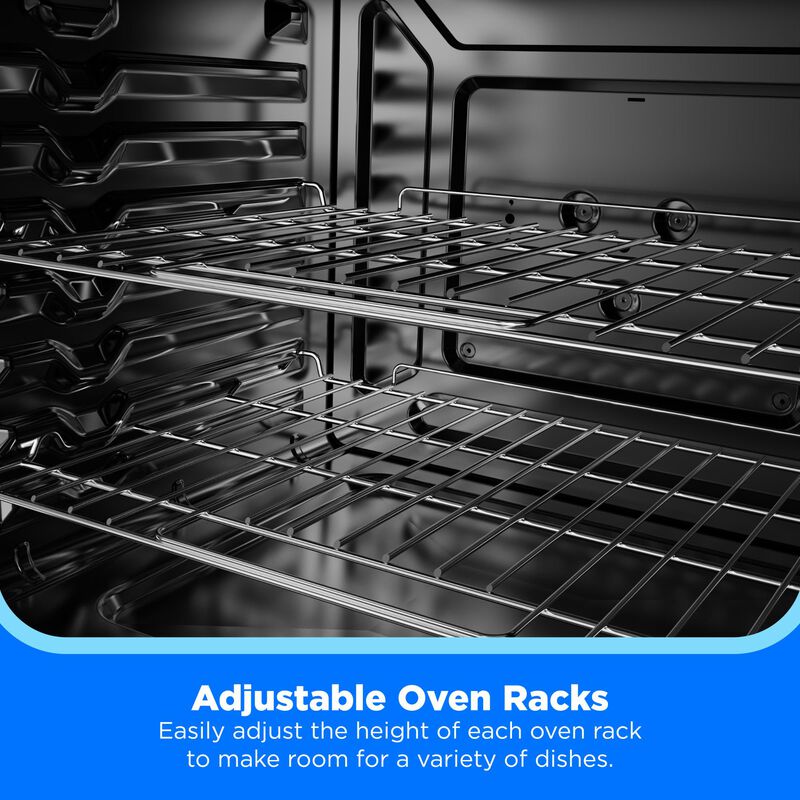 Midea 30 in. 6.3 cu. ft. Electric Range with Radiant Burners - Stainless Steel, Stainless Steel, hires