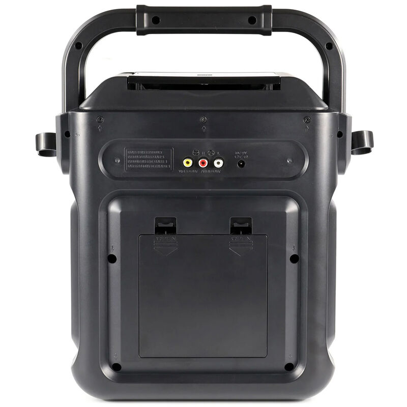 Singing Machine Groove Cube Hype Bluetooth, Stand Alone Karaoke Machine, LED Lights - Black, , hires