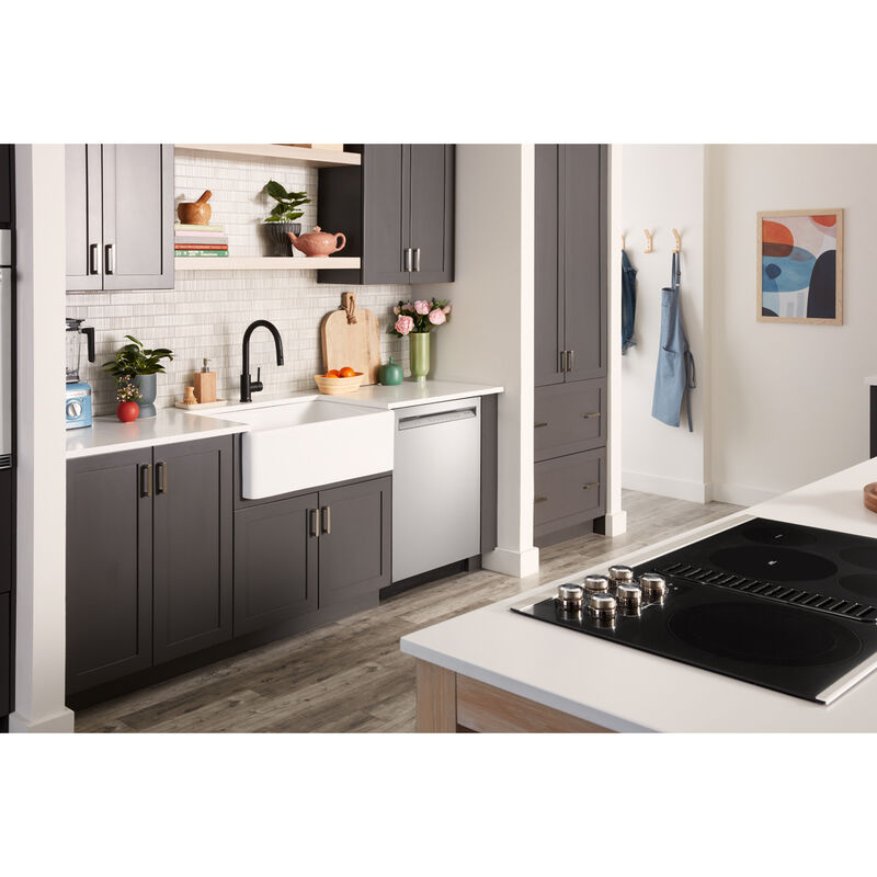 KitchenAid 24 in. Front Control Dishwasher with 41 dBa Sound Level, 3rd-Rack & Pocket - PrintShield Stainless, Stainless Steel with PrintShield Finish, hires