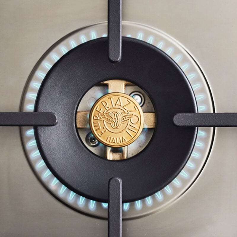 Bertazzoni Master Series 36 in. 5.7 cu. ft. Air Fry Dual Convection Dual Fuel Range with 6 Sealed Burners & Griddle - Stainless Steel, , hires