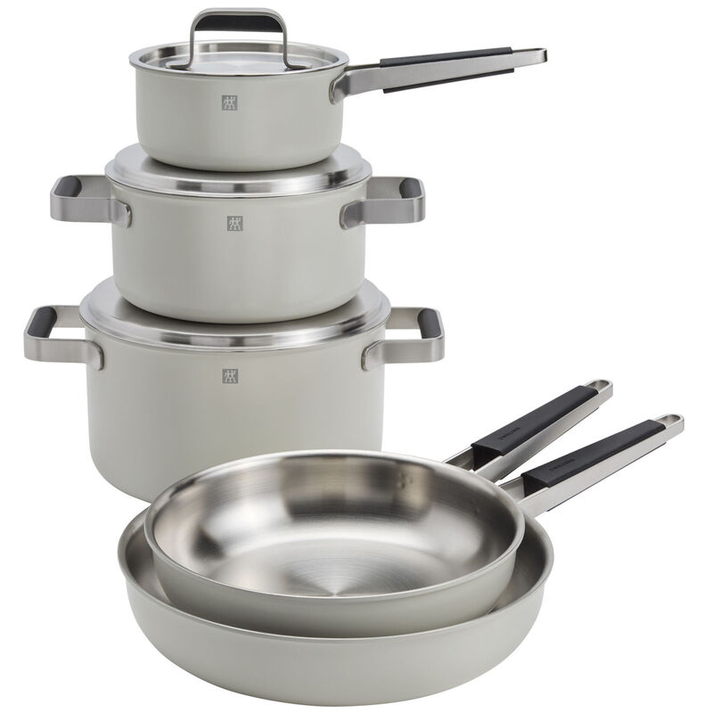 ZWILLING Pure 8-pc Stainless Steel Cookware Set - Ivory, Ivory, hires