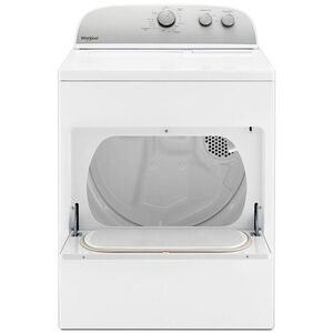 Whirlpool 29 in. 7.0 cu. ft. Electric Dryer with AutoDry Drying System - White, , hires