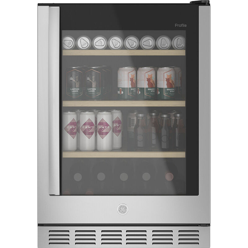 Ge profile store beverage fridge