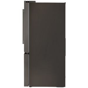 LG 33 in. 24.5 cu. ft. Smart French Door Refrigerator with Ice & Water Dispenser - PrintProof Black Stainless Steel, PrintProof Black Stainless Steel, hires