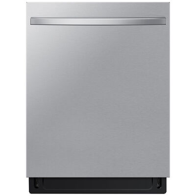 Samsung 24 in. Smart Built-In Dishwasher with Top Control, 46 dBA Sound Level, 15 Place Settings, 7 Wash Cycles & Sanitize Cycle - Stainless Steel | DW80CG5451SR