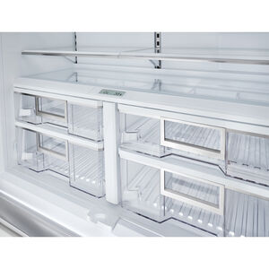 Sub-Zero Classic Series 48 in. Built-In 28.9 cu. ft. Smart Counter Depth French Door Refrigerator with Tubular Handles - Stainless Steel, , hires