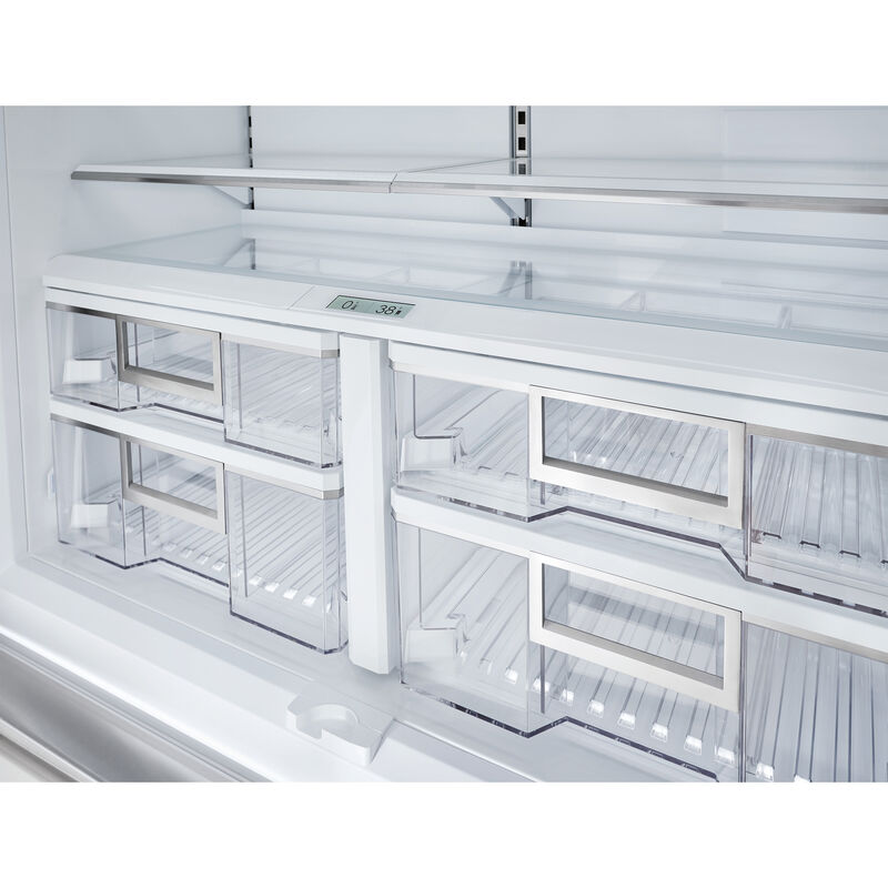 Sub-Zero Classic Series 48 in. Built-In 28.9 cu. ft. Smart Counter Depth French Door Refrigerator with Tubular Handles - Stainless Steel, , hires