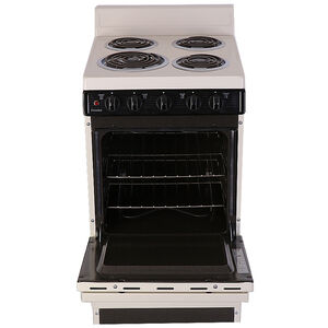 Premier 20 in. 2.4 cu. ft. Oven Freestanding Electric Range with 4 Coil Burners - Bisque, Bisque, hires