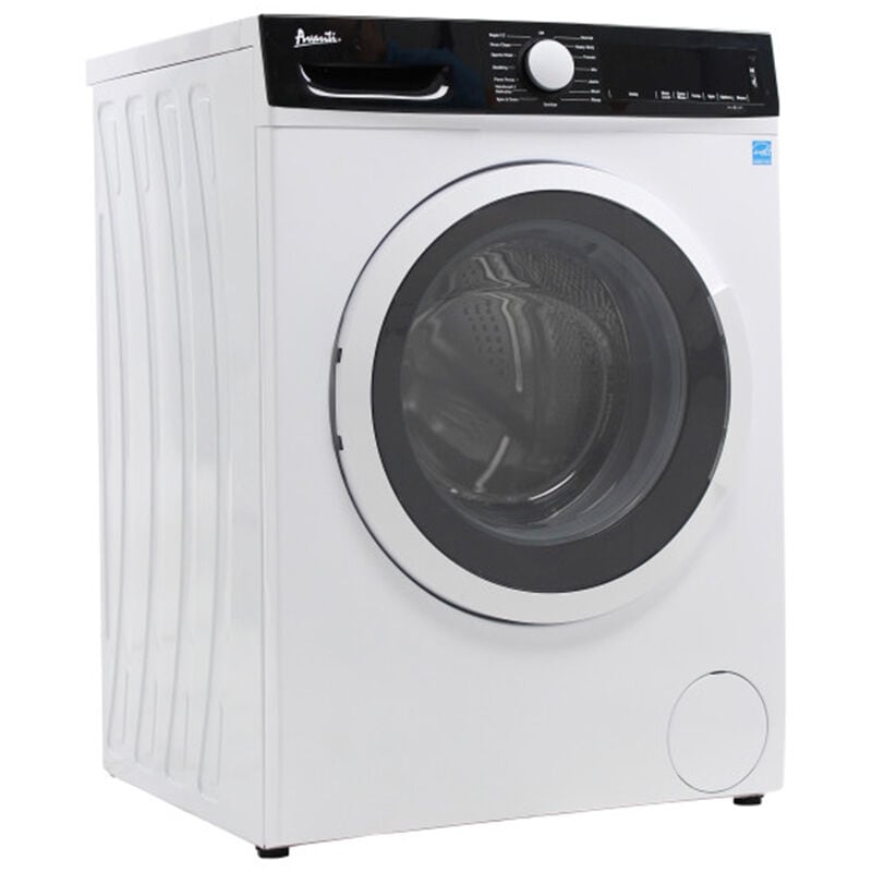 Avanti 24 in. 2.2 cu. ft. Stackable Front Load Washer with Sanitize & Steam Cycle - White, , hires