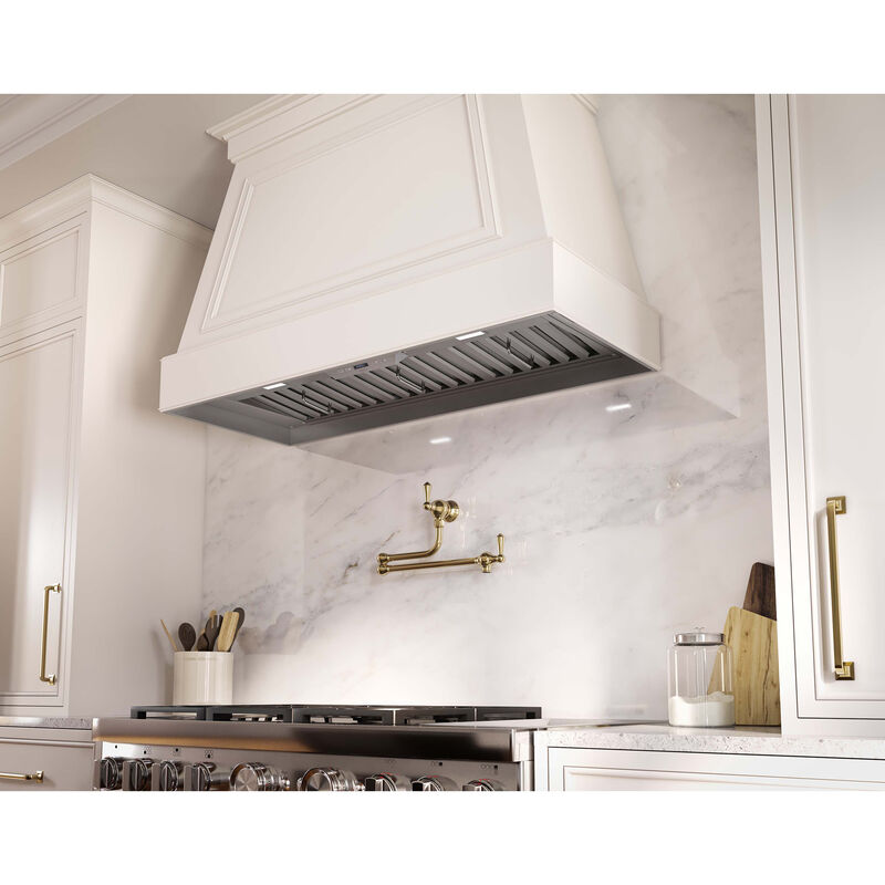 Zephyr Tornado III 40 in. Ducted Standard Style Range Hood with 3 Fan Speeds & 2 LED Lights - Stainless Steel, , hires