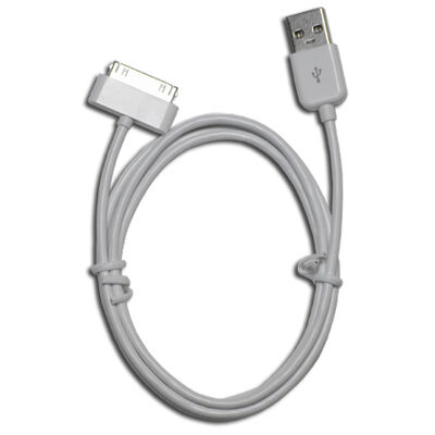 RCA 3' Power and Sync iPod Cable - White | AH740R