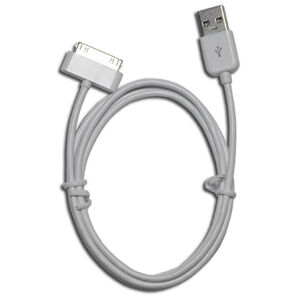 RCA 3' Power and Sync iPod; Cable - White, , hires