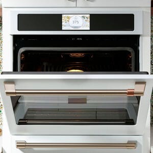 Cafe Professional Series 30 in. 5 cu. ft. Smart Electric Single Wall Oven with True European Convection - Matte White, Matte White, hires