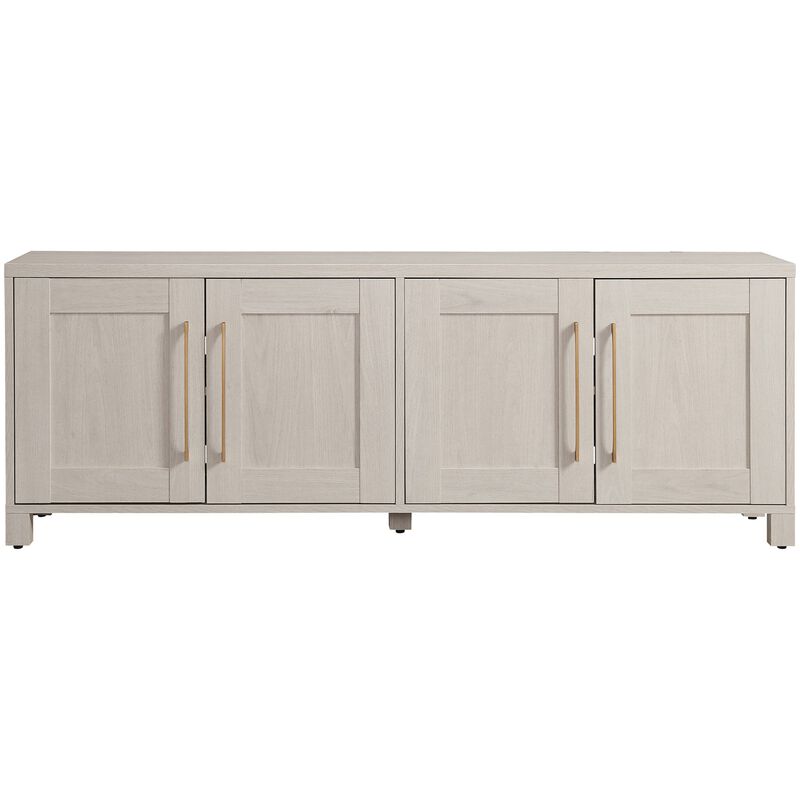 Preston & Cole Daphne 68" Wide TV Stand for TVs up to 75" - Alder White, , hires