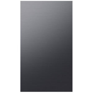 Samsung 4-Door Flex BESPOKE Refrigerator Bottom Panel - Matte Black Steel