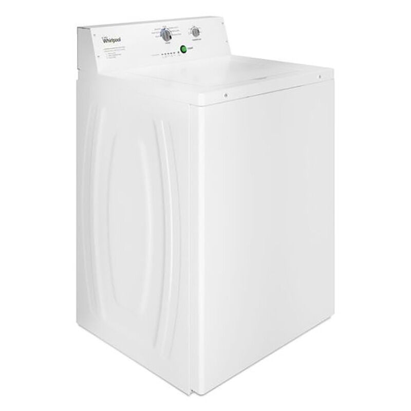 Whirlpool 27 in. 3.3 cu. ft. Commercial Top Load Washer with Agitator - White, , hires