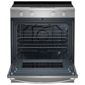Whirlpool 30 in. 5.3 cu. ft. Smart Air-Fry Standard Convection Electric Range with Radiant Burners - Fingerprint Resistant Stainless Steel, , hires