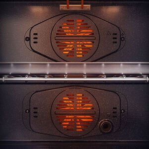 Samsung 30 in. 10.2 cu. ft. Smart Top Control SteamElectric Double Wall Oven with Dual Convection - Matte Black, , hires