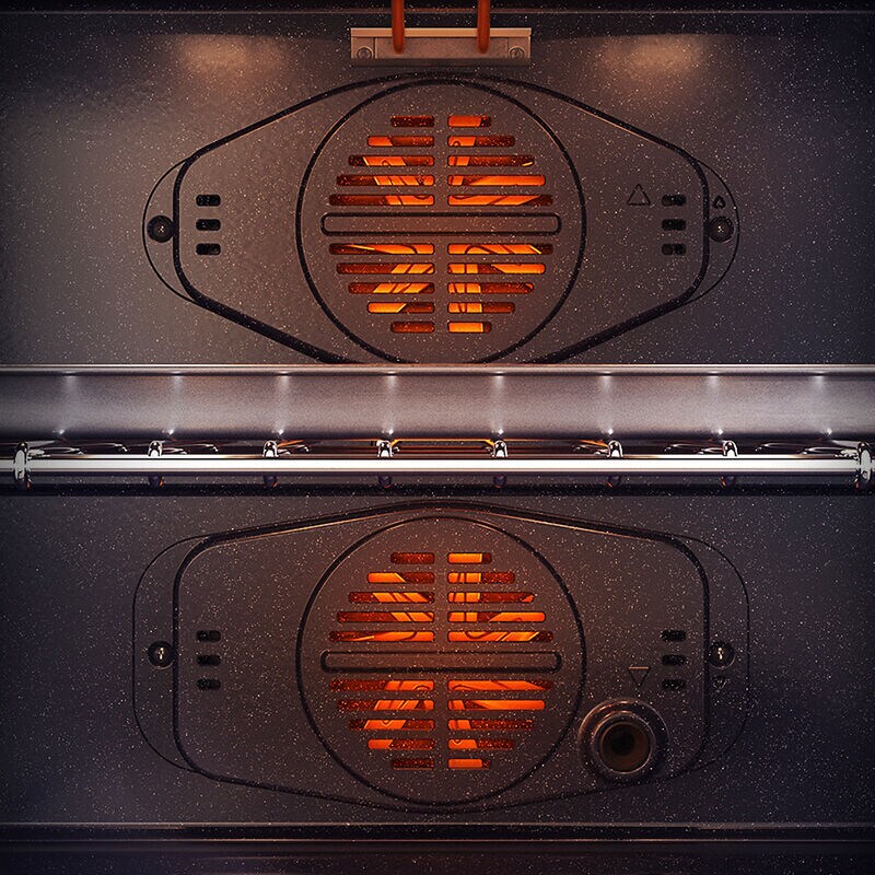 Samsung 30 in. 10.2 cu. ft. Smart Top Control SteamElectric Double Wall Oven with Dual Convection - Matte Black, , hires