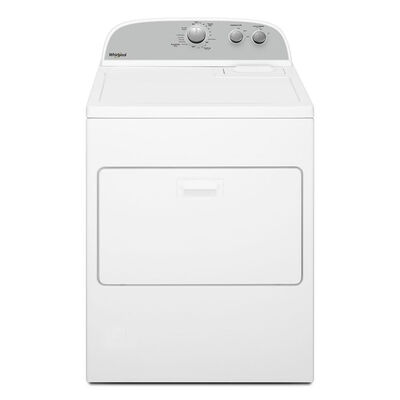 Whirlpool 29 in. 7.0 cu. ft. Gas Dryer with AutoDry Drying System & Sensor Dry - White | WGD4950HW