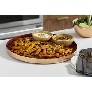 Cafe 30 in. 6.7 cu. ft. Smart Air Fry True European Convection Double Oven Slide-In Gas Range with 6 Sealed Burners & Griddle - Stainless Steel, Stainless Steel, hires