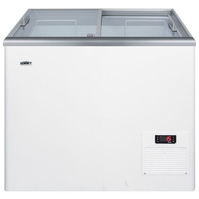 Summit Commercial 30 in. 7.2 cu. ft. Chest Compact Freezer with Digital Control - White | NOVA22