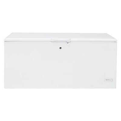 GE 73 in. 21.7 cu. ft. Garage-Ready Chest Freezer - White | FCM22DLWW
